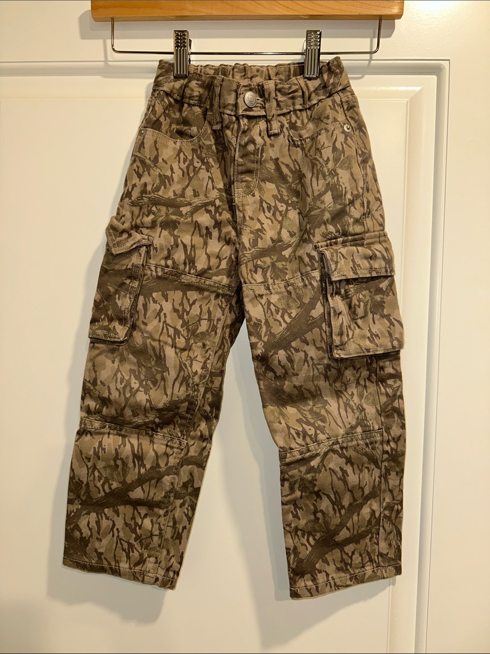 Old Navy Boys' Camouflage Cargo Pants - Tan & Green
